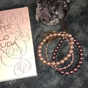 Faux Pearl Bracelets